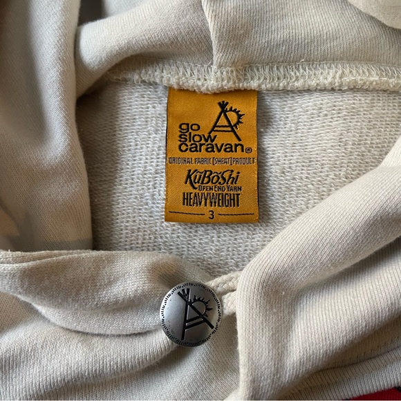 Go Slow Caravan x KuboShi Polar Bear Ramen Graphic Hoodie Heavyweight Size 3 - Picture 3 of 3